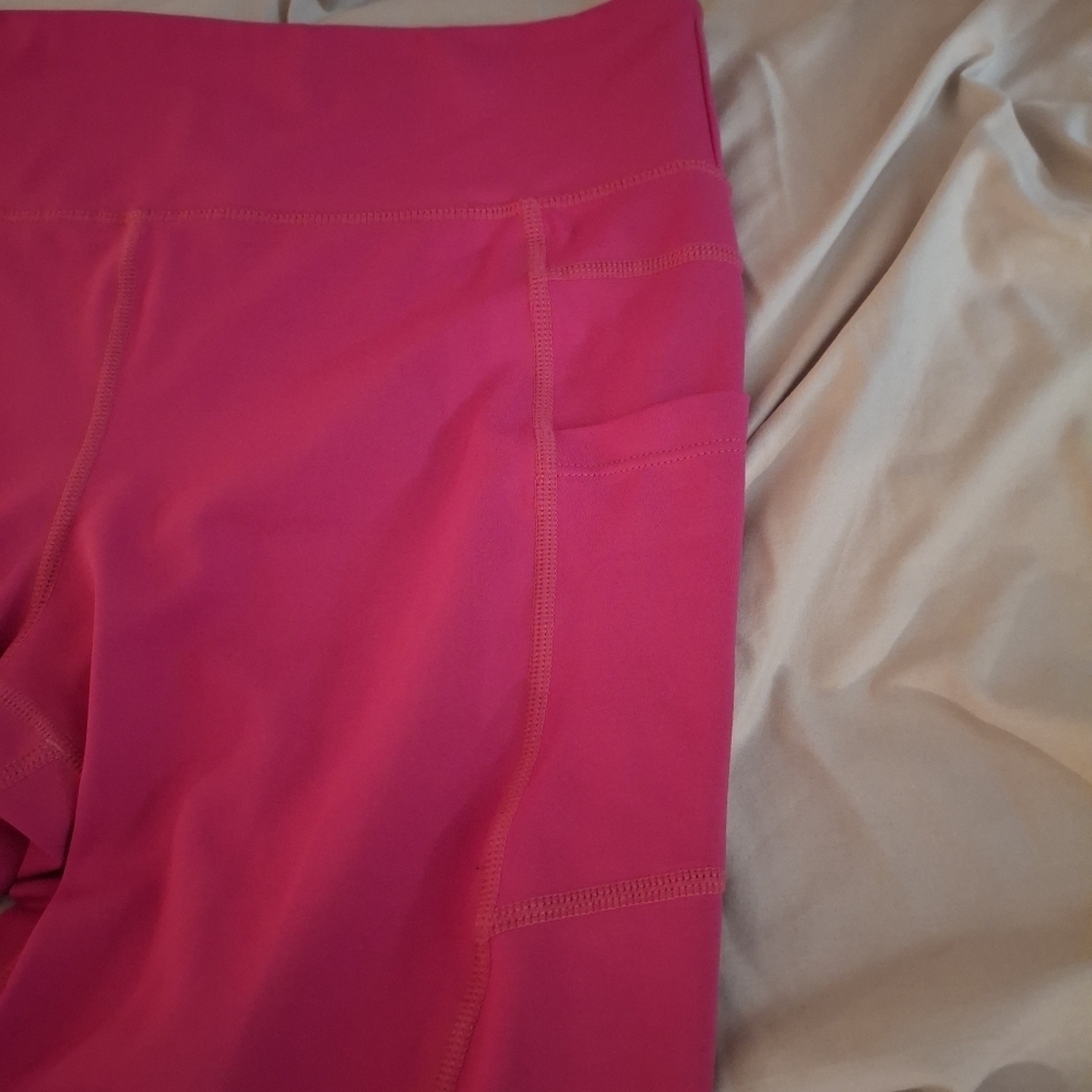 ZYIA Bright Pink Women's Leggings - Picture 5 of 12